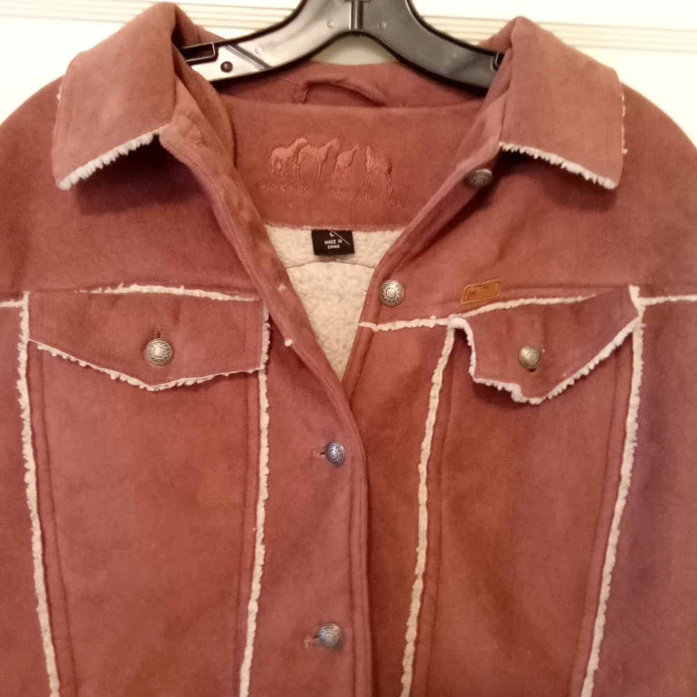 Women's Teddy Jacket By Outback Trading Company Size Large - Picture 4 of 7